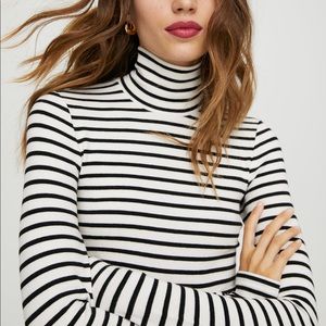 Aritzia Wilfred ribbed, long sleeve turtleneck